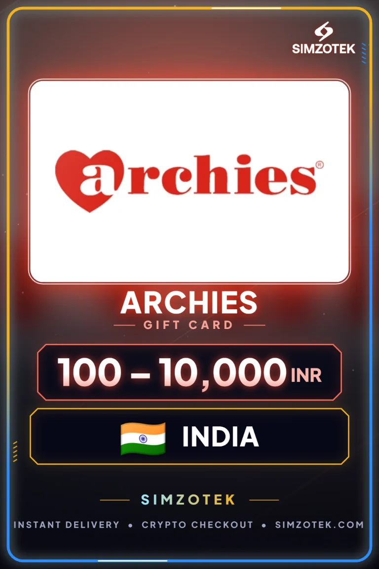 Karta podarunkowa Archies (Indie)