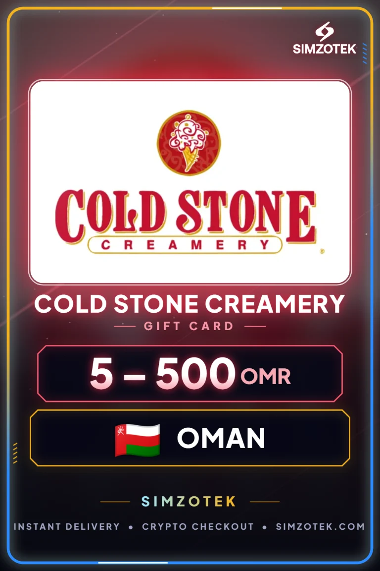Karta podarunkowa Cold Stone Creamery (Oman)