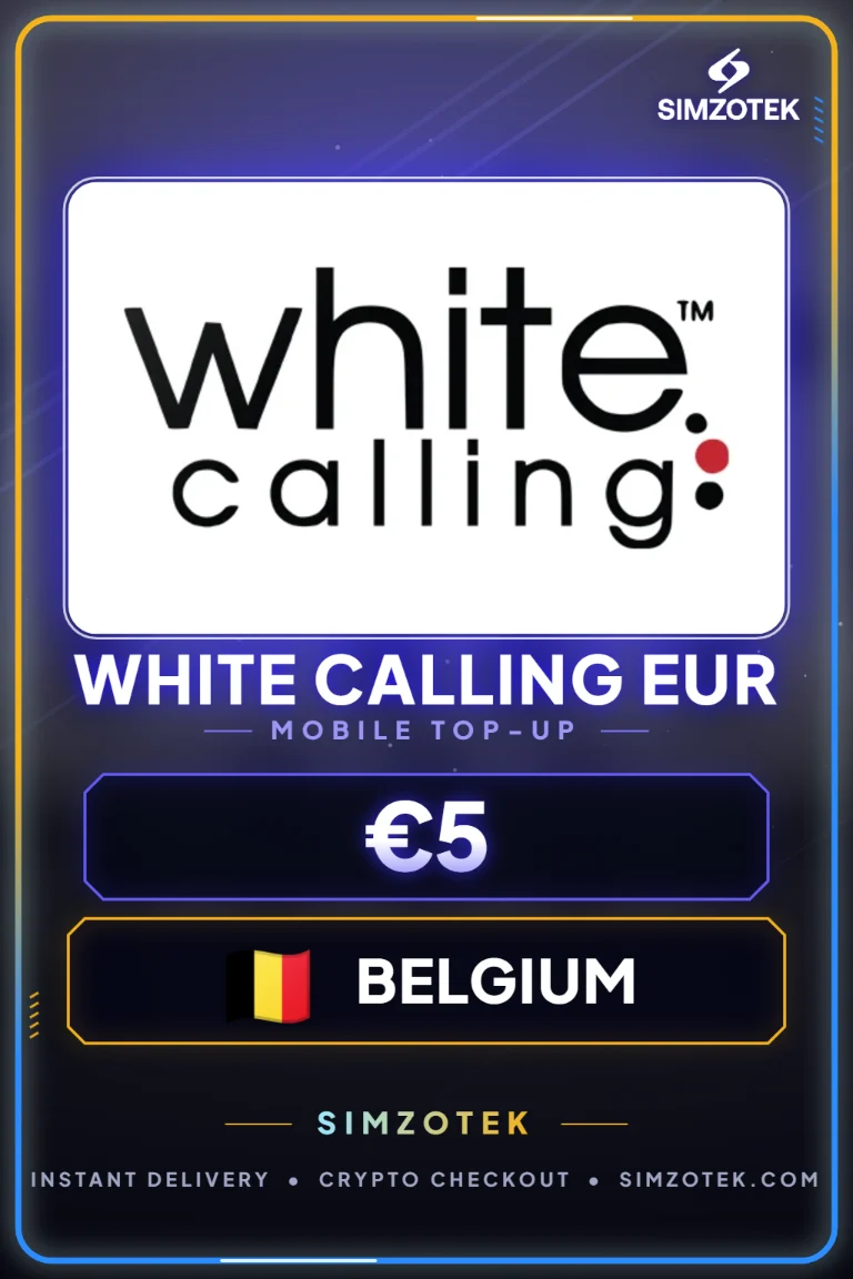 Kod doładowania White Calling EUR (Belgia)