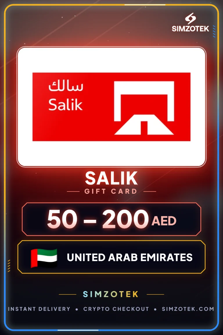 Tarjeta de regalo Salik (Emiratos Árabes Unidos)