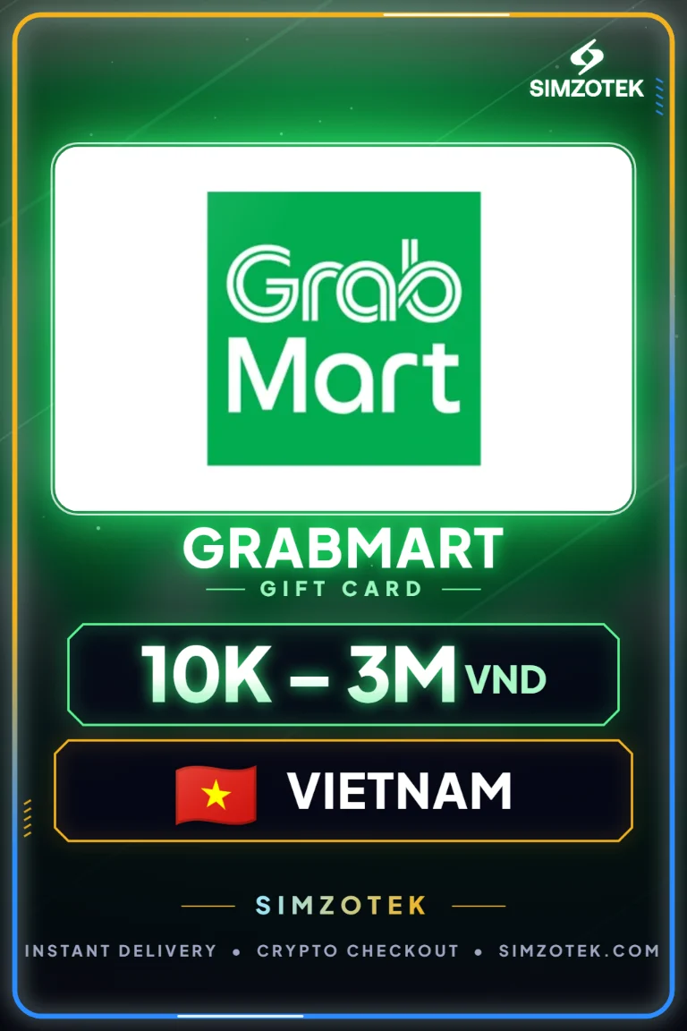 บัตรของขวัญ GrabMart (เวียดนาม)