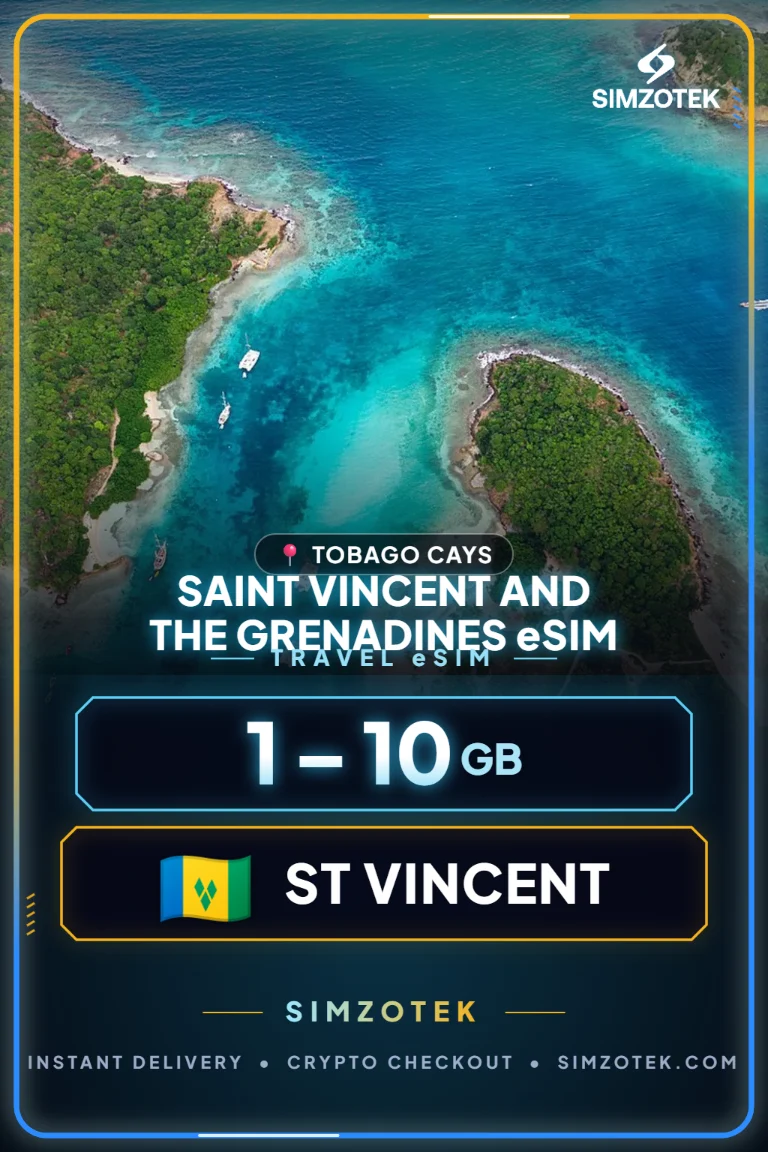 eSIM Saint Vincent and the Grenadines – باقات البيانات