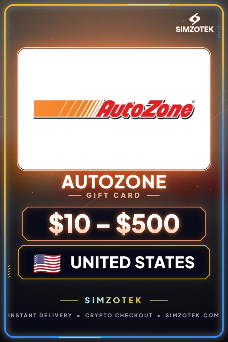 AutoZone dovanų kortelė (Jungtinės Valstijos)