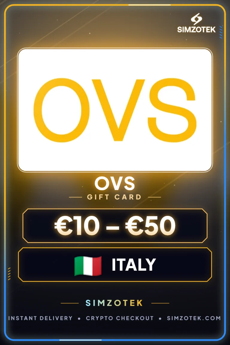 Tarjeta de regalo OVS (Italia)