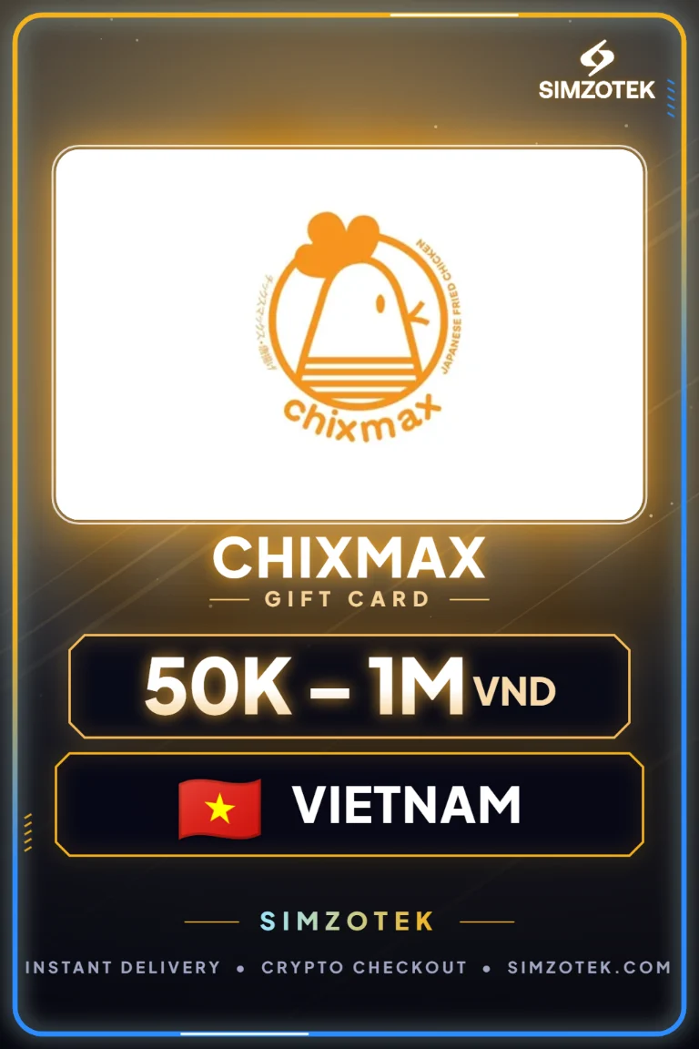 Chixmax kinkekaart (Vietnam)
