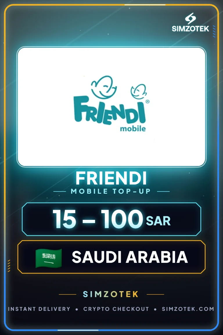 Friendi Prepaid Credit (Saudi Arabia)