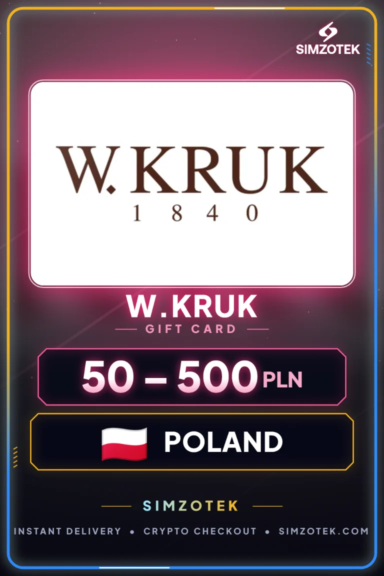 W.KRUK dovanų kortelė (Lenkija)