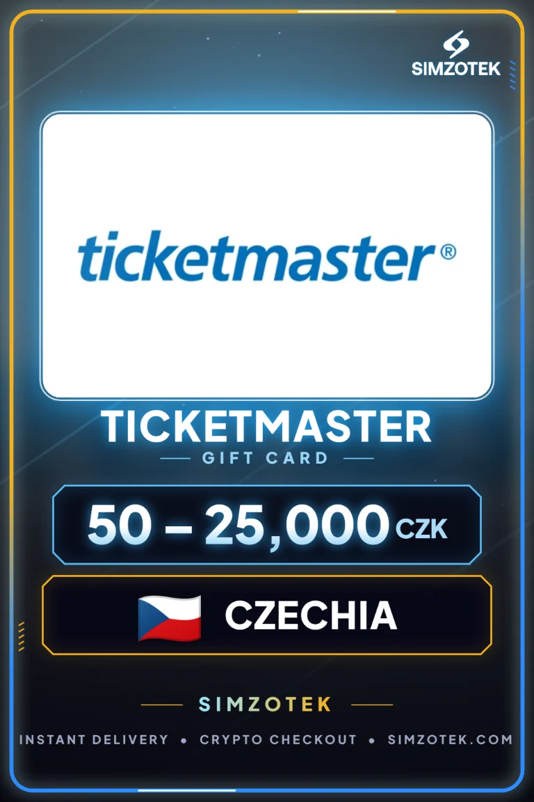 Ticketmaster Gift Card (Czechia)