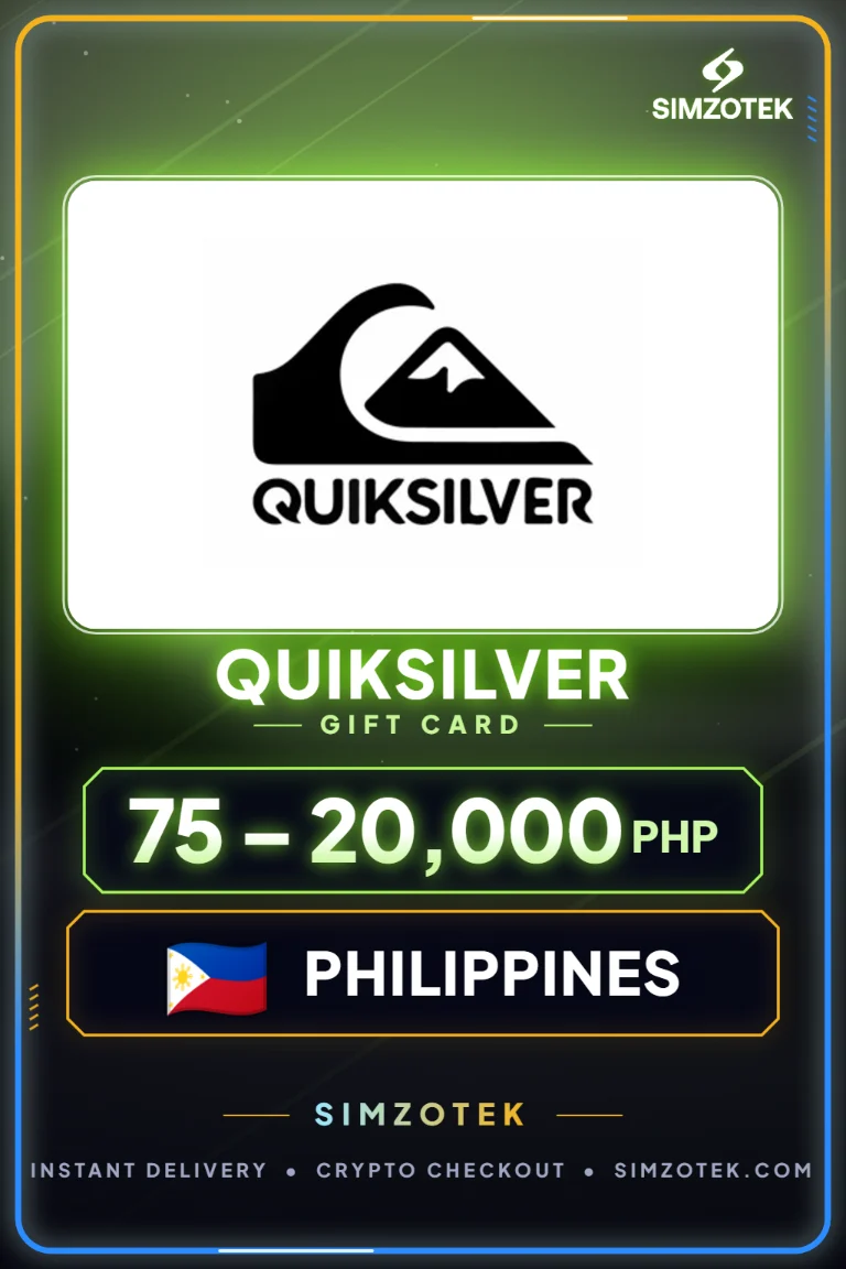 Card cadou Quiksilver (Filipine)