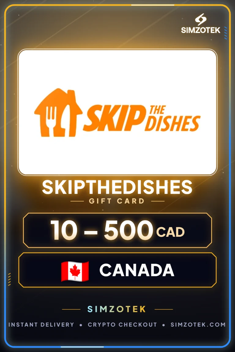 Dárková karta SkipTheDishes (Kanada)