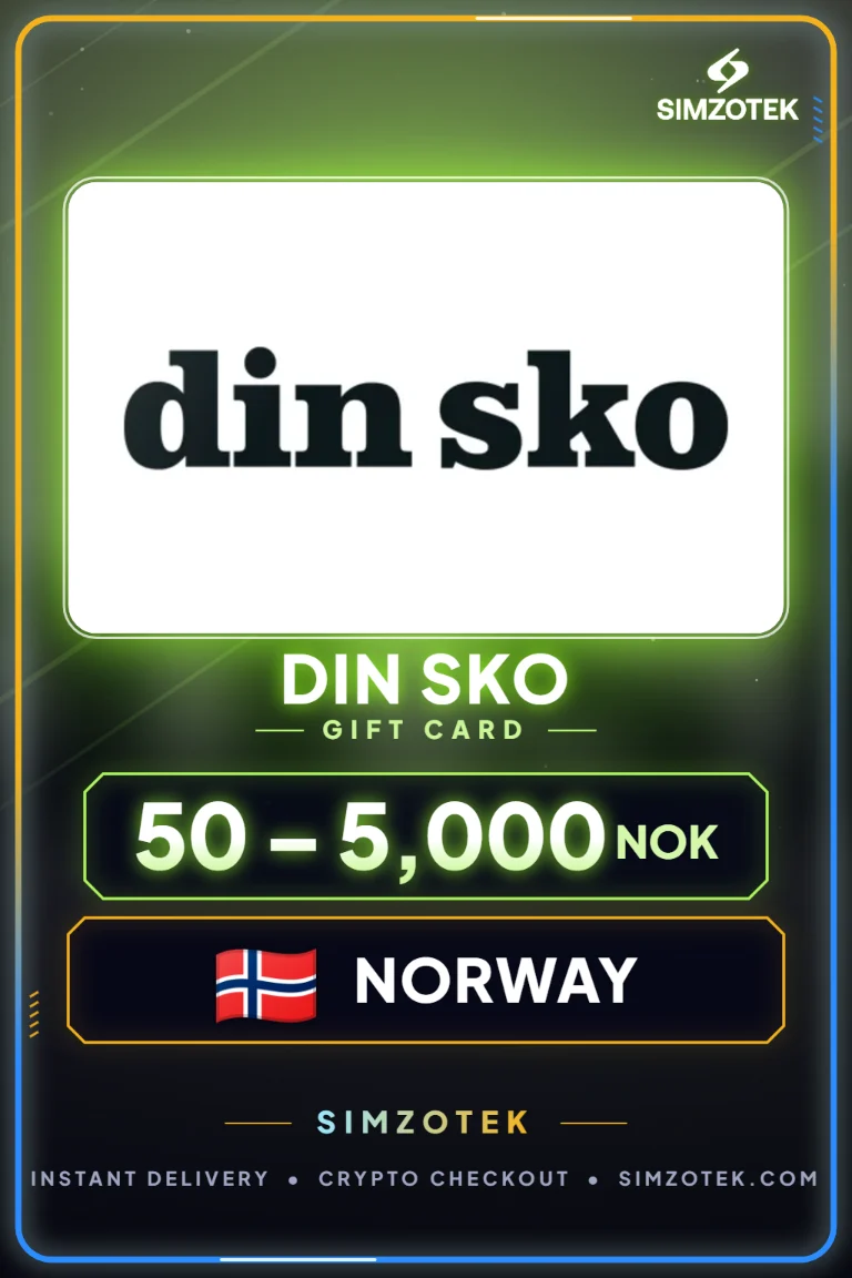 Din Sko 기프트카드 (노르웨이)