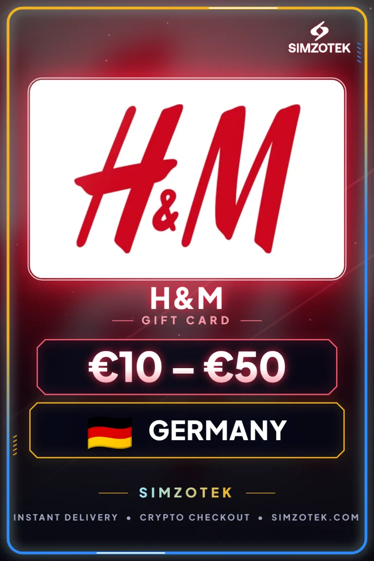 H&M Gift Cards (Germany)