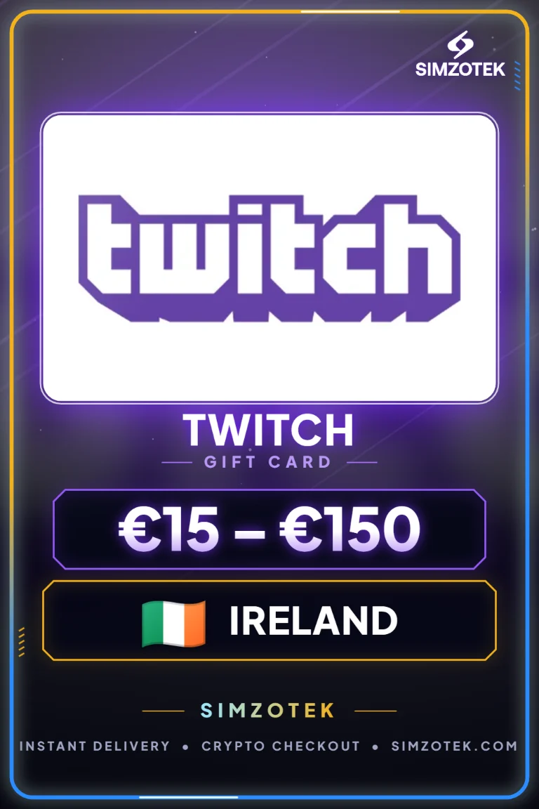 บัตรของขวัญ Twitch (ไอร์แลนด์)