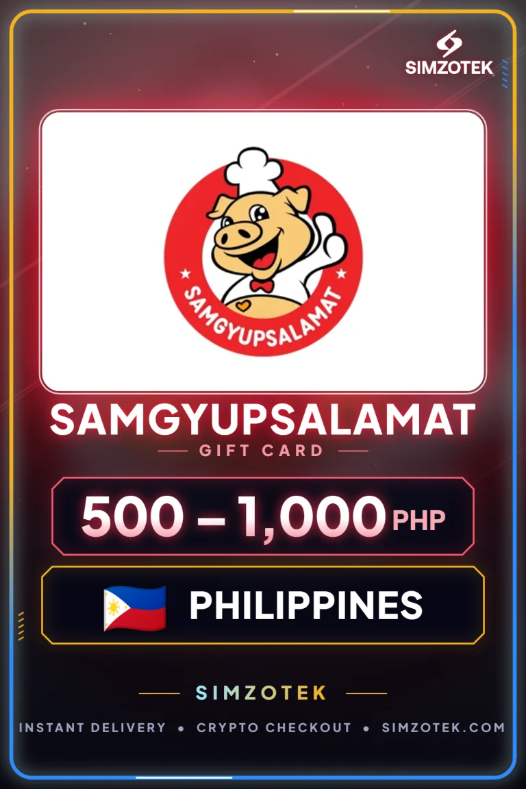 Darilna kartica Samgyupsalamat (Filipini)