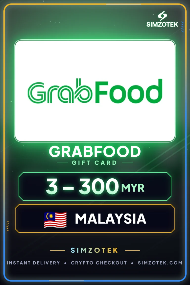 GrabFood Geschenkkarte (Malaysia)