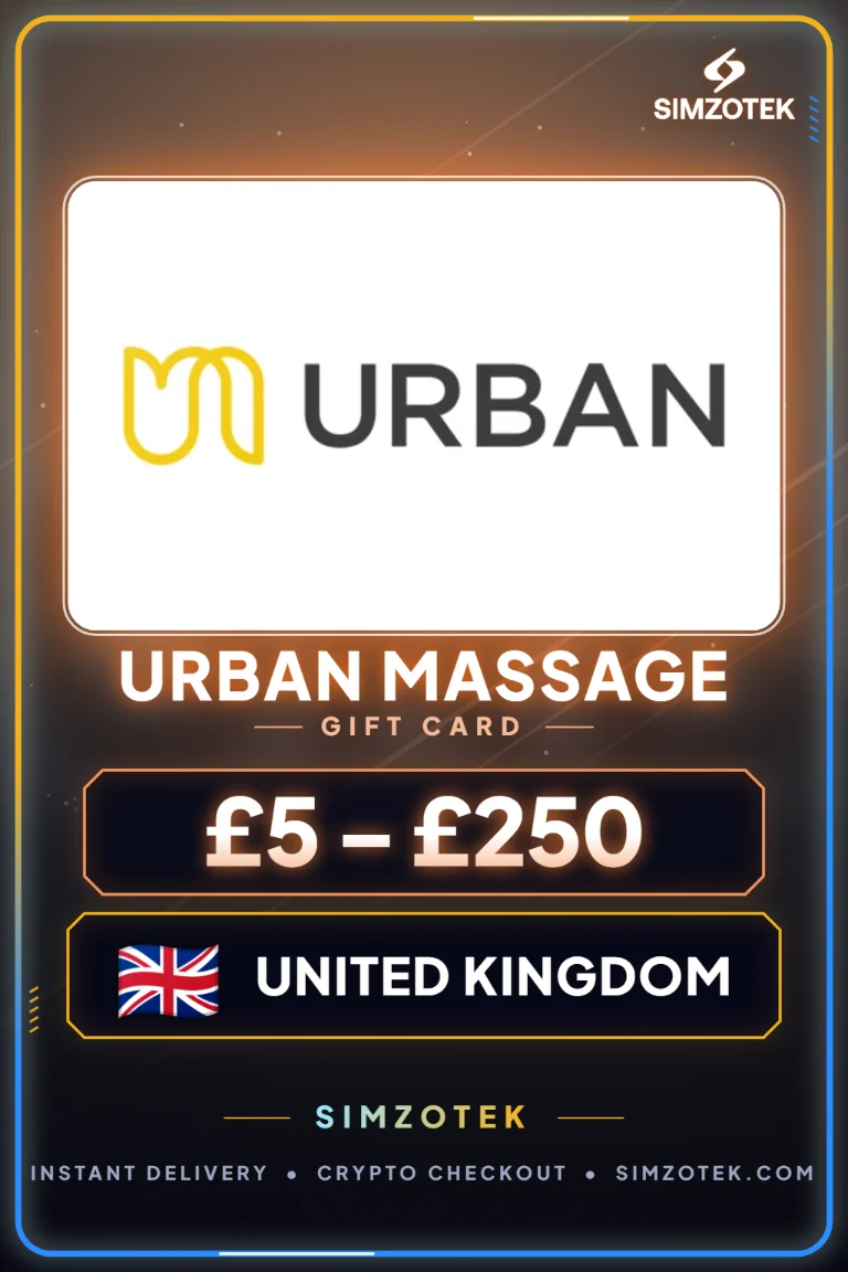 Dárková karta Urban Massage (Spojené království)