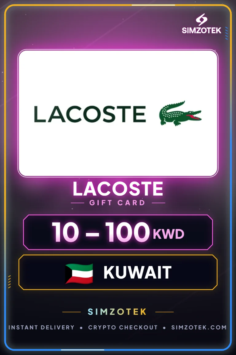 Carta regalo Lacoste (Kuwait)