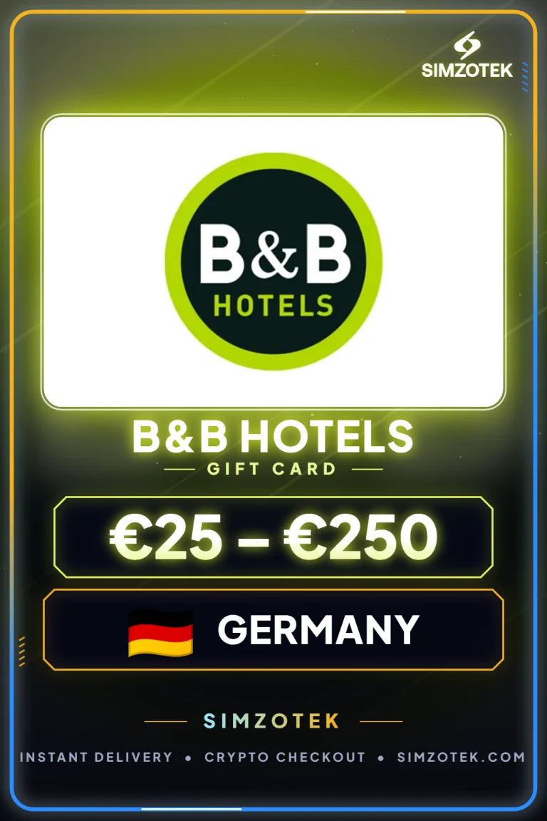 Dárková karta B&B Hotels (Německo)
