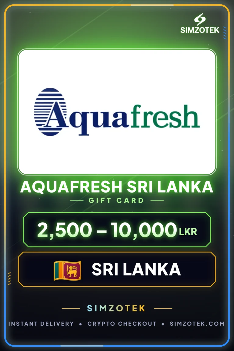 Aquafresh Sri Lanka Geschenkkarte (Sri Lanka)