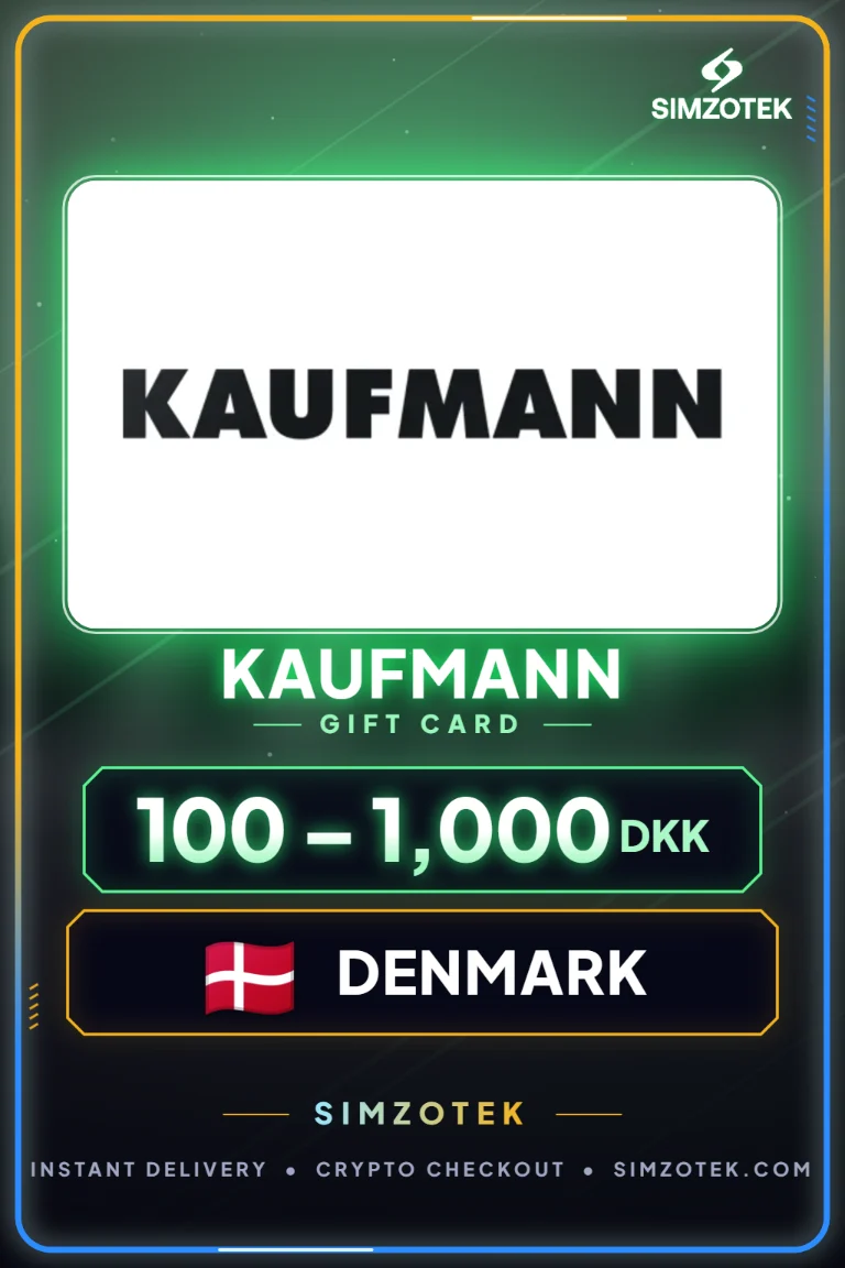 Dárková karta KAUFMANN (Dánsko)
