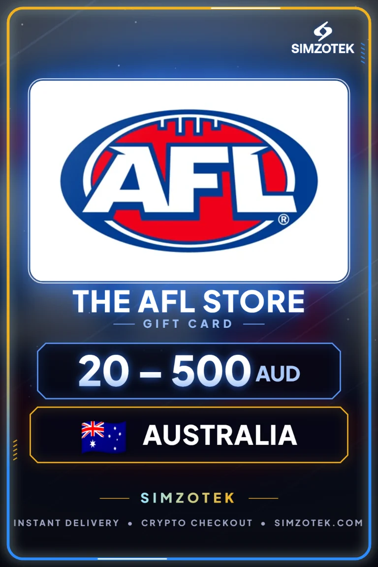 บัตรของขวัญ The AFL Store (ออสเตรเลีย)