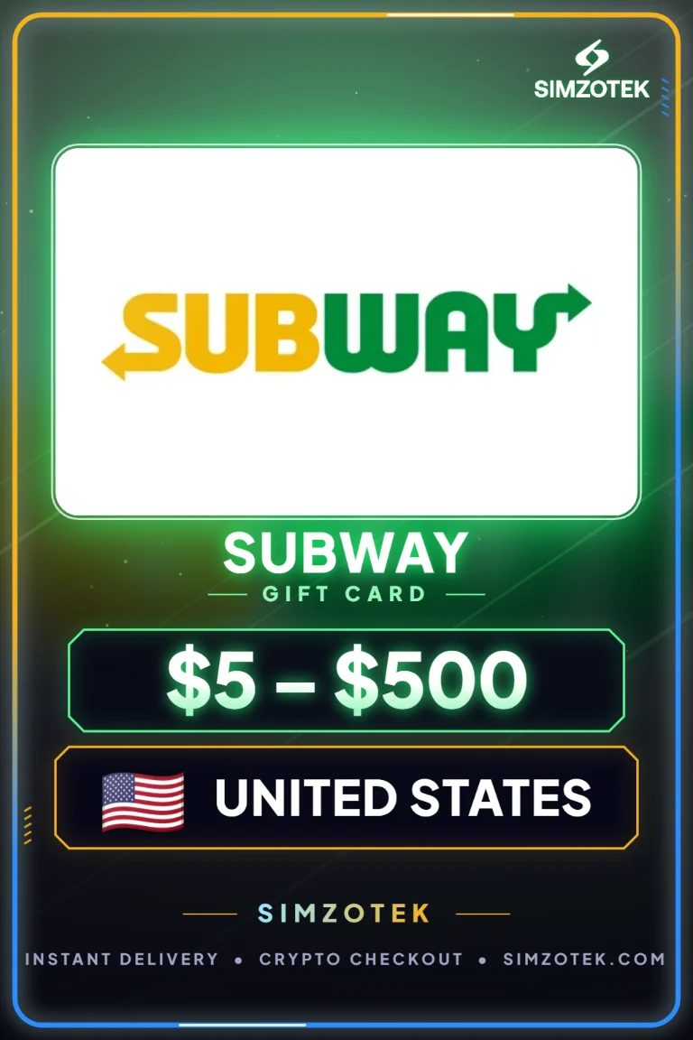 Carta regalo Subway (Stati Uniti)