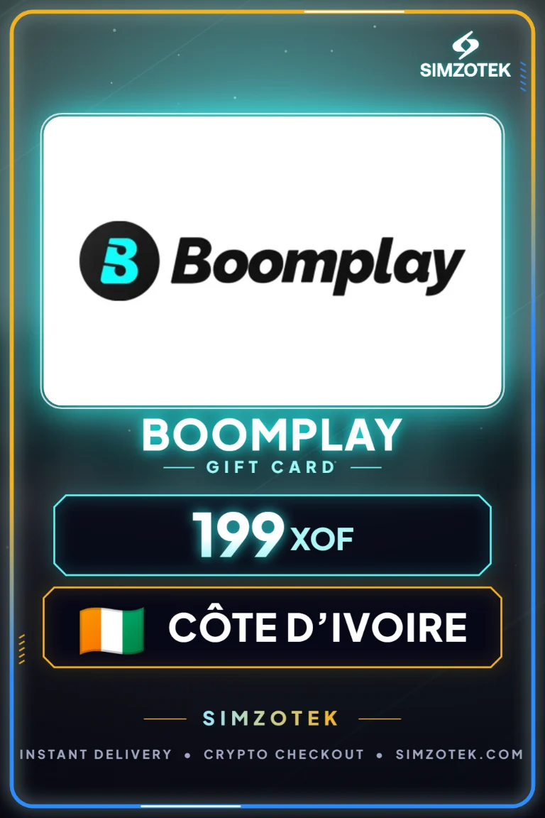 บัตรของขวัญ Boomplay (โกตดิวัวร์)