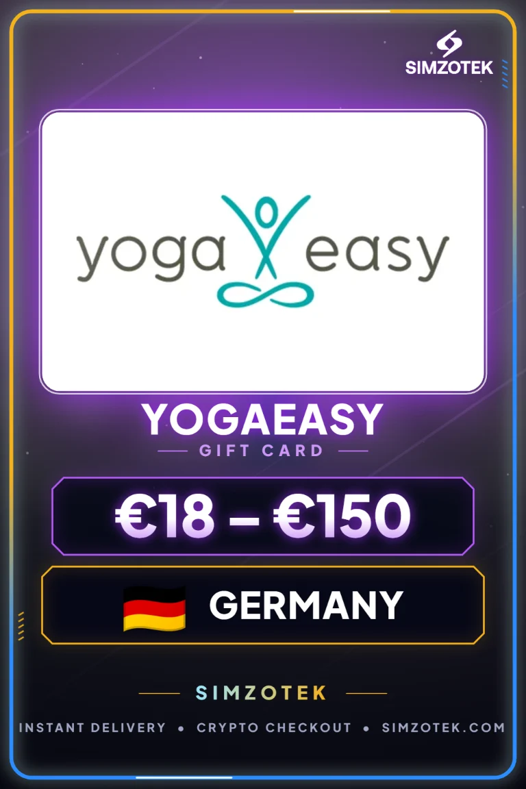 บัตรของขวัญ YogaEasy (เยอรมนี)