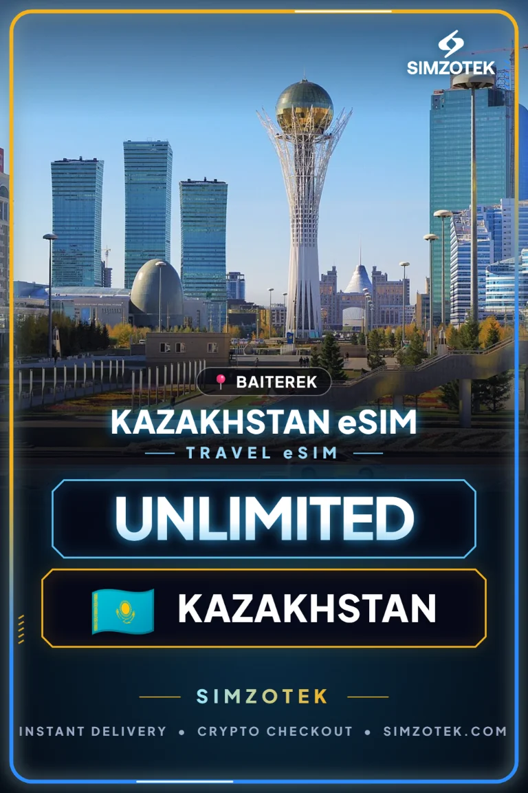 eSIM Kazakhstan – Données illimitées