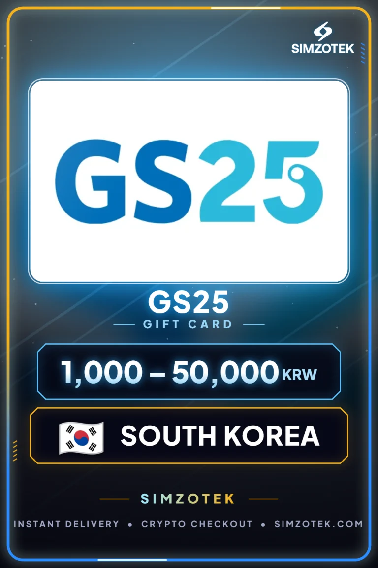 GS25 Gift Card (ເກົາຫລີໃຕ້)