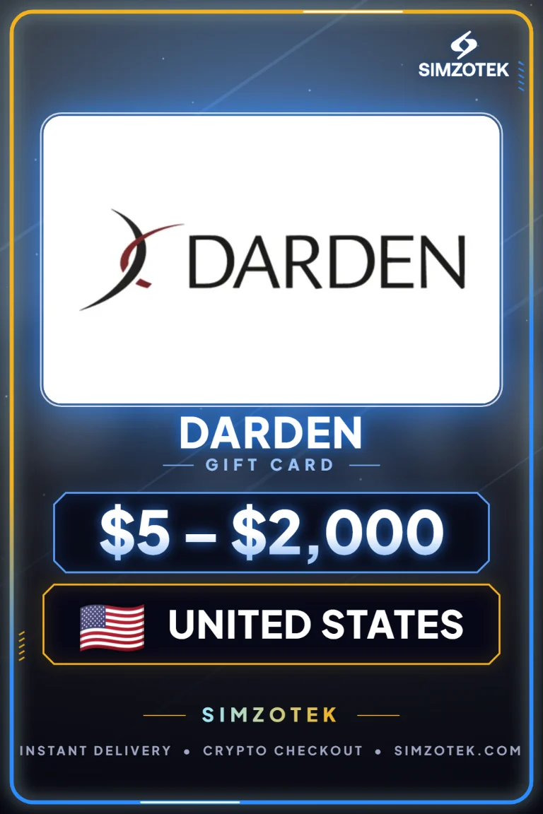 Carta regalo Darden (Stati Uniti)