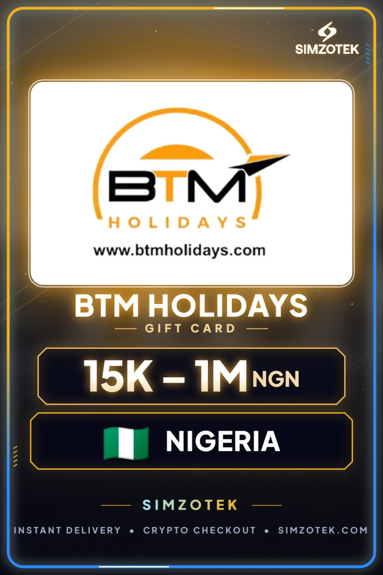 BTM Holidays Gift Card (Nigeria)