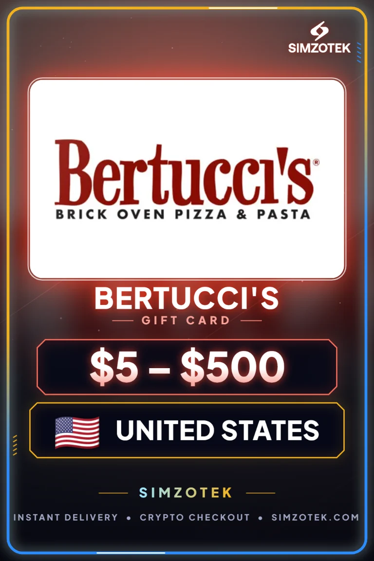 Bertucci's Geschenkkarte (Vereinigte Staaten)