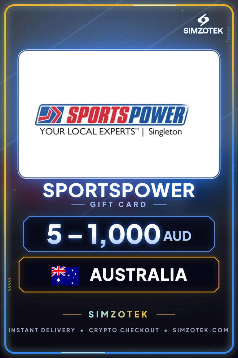 SportsPower 기프트카드 (오스트레일리아)