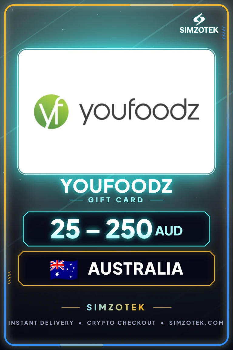 Dárková karta YouFoodz (Austrálie)
