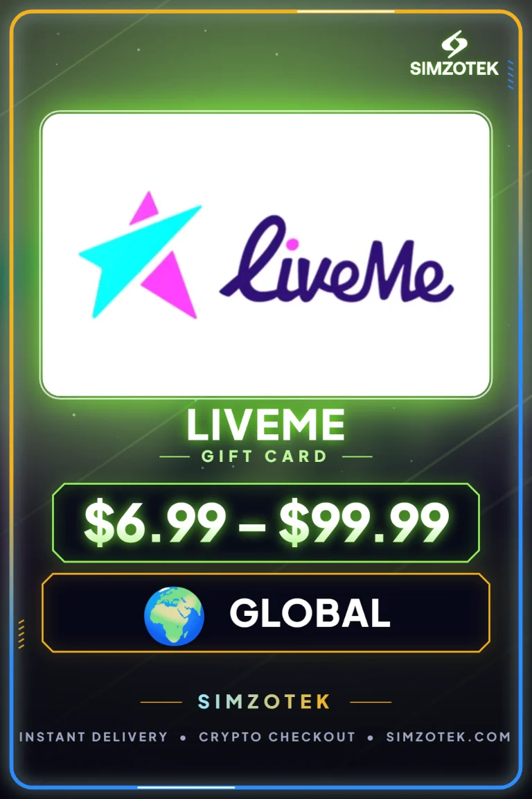LiveMe Geschenkkarte (Global)