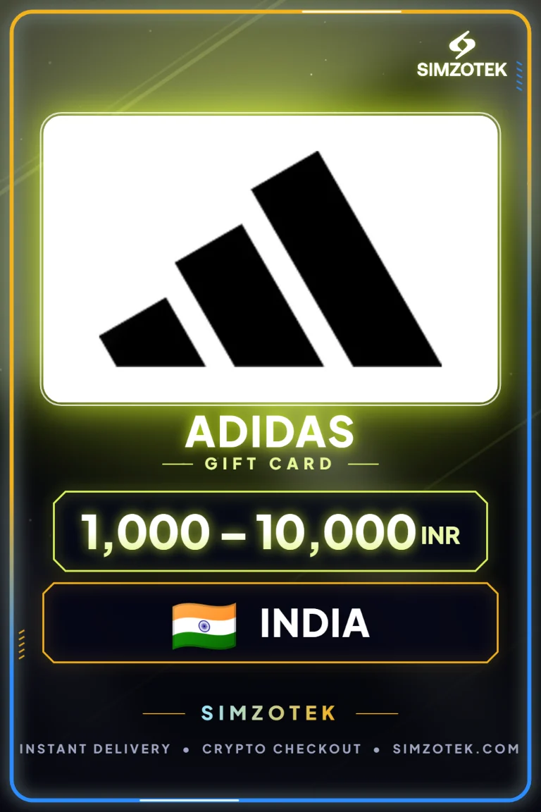 adidas Geschenkkarte (Indien)