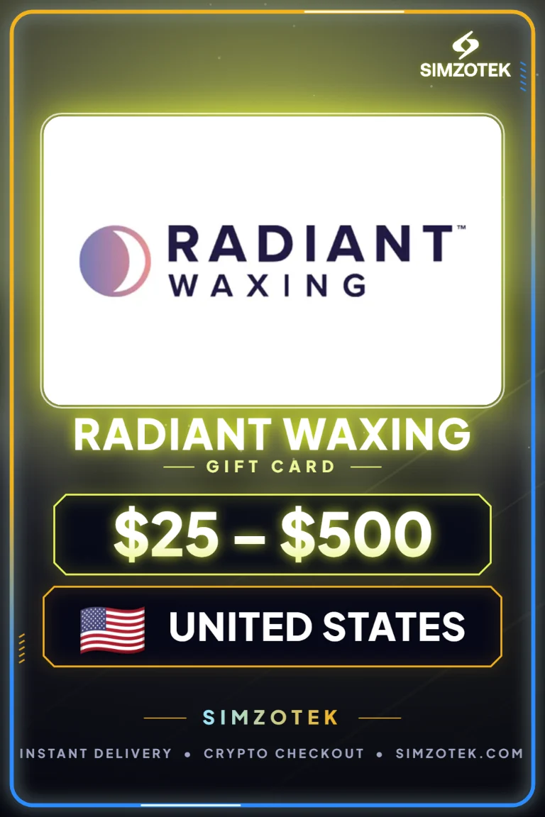 Radiant Waxing Gift Card (United States)