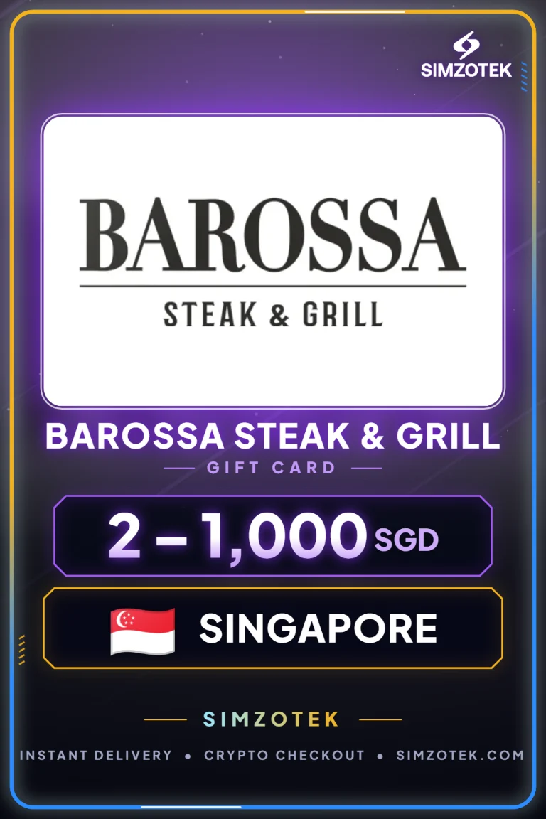 Barossa Steak & Grill Gift Card (Singapore)
