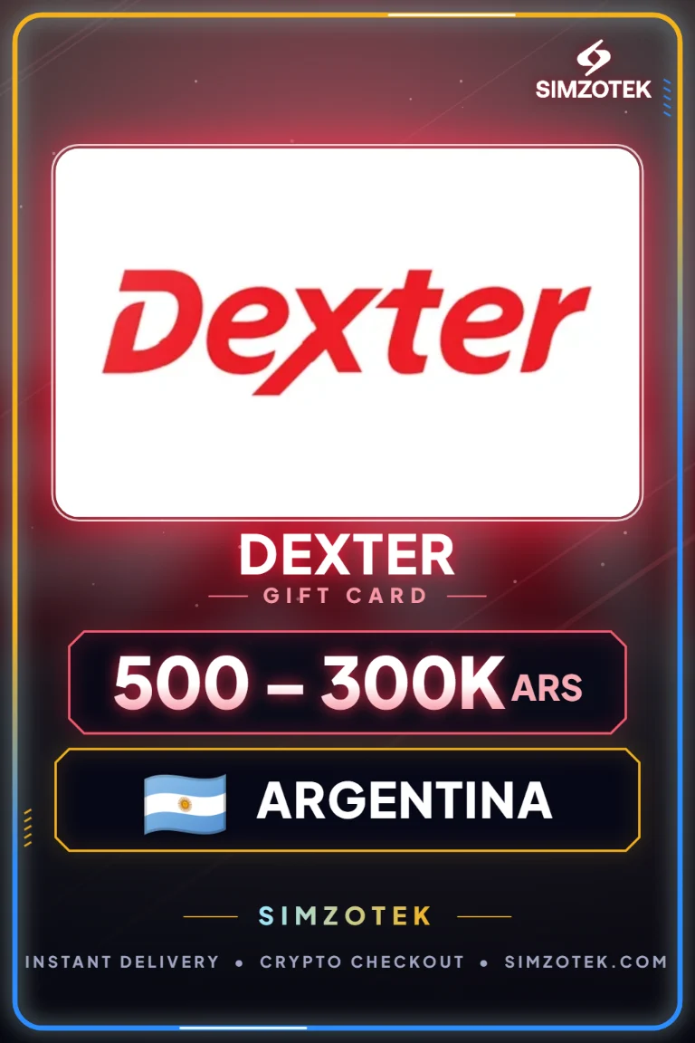 Dexter 기프트카드 (아르헨티나)