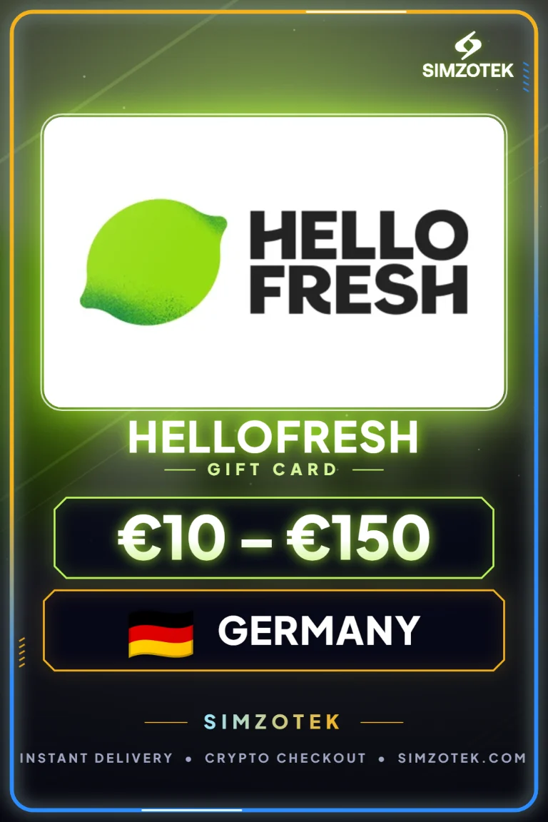 Dárková karta HelloFresh (Německo)