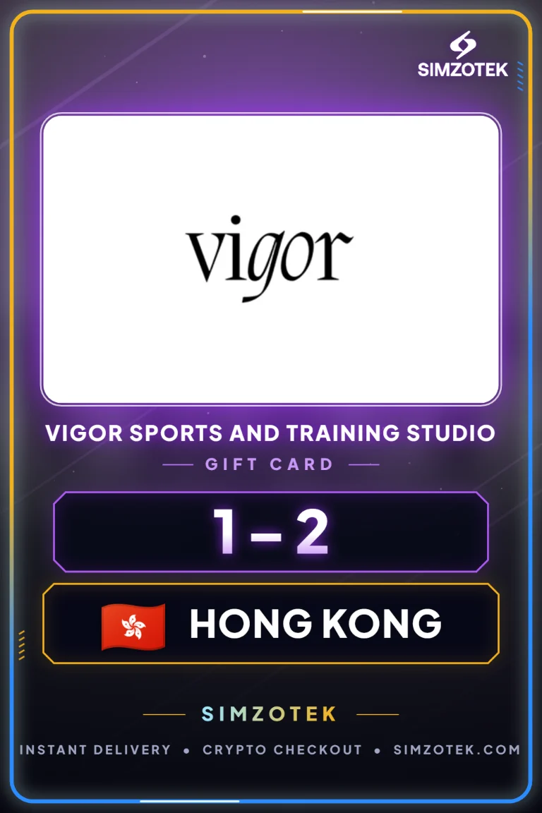 Подарок картичка Vigor Sports and Training Studio (Hong Kong)