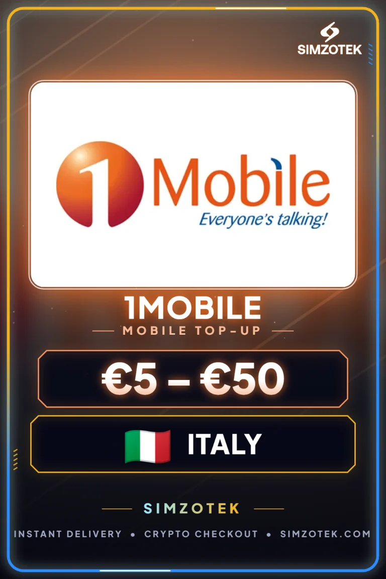 Kod doładowania 1Mobile (Włochy)