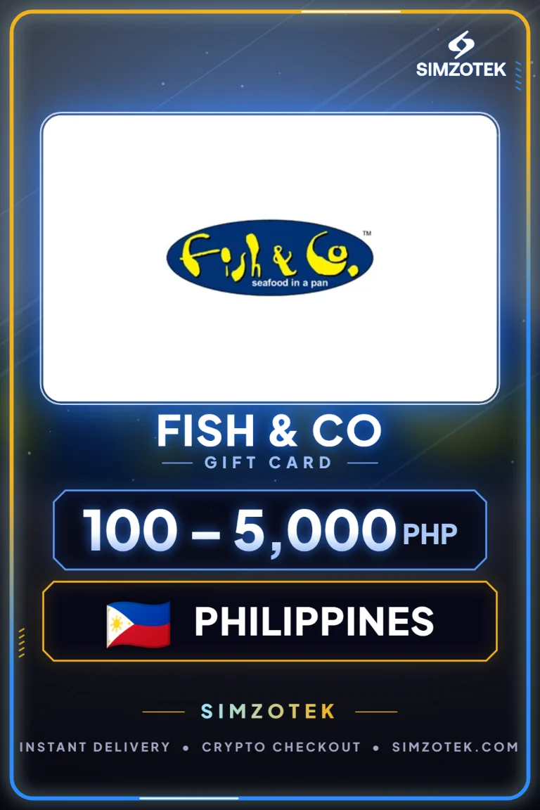 Подарок картичка Fish & Co (Филипини)