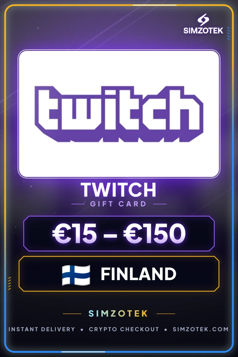 Twitch Gift Card (Finland)