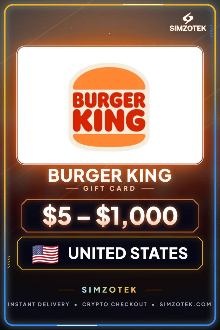 บัตรของขวัญ Burger King (สหรัฐอเมริกา)