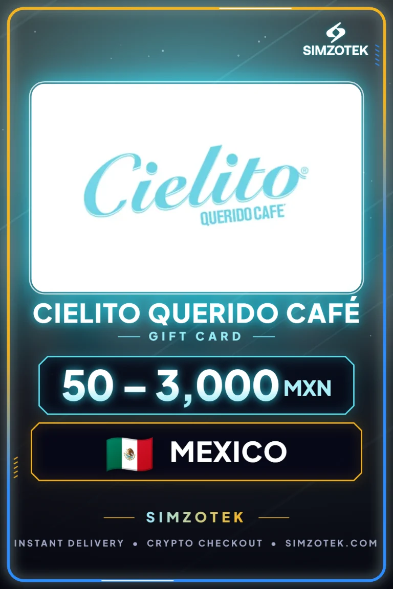 Karta podarunkowa Cielito Querido Café (Meksyk)