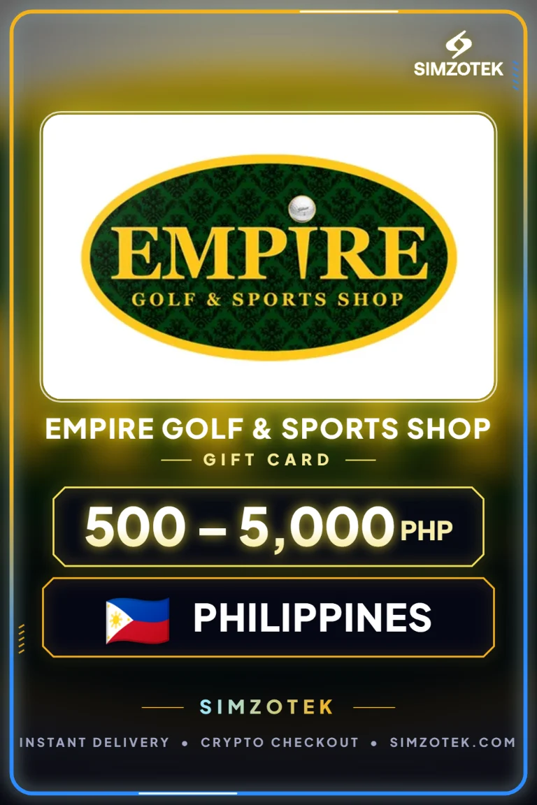 Empire Golf & Sports Shop Gift Card (Philippines)
