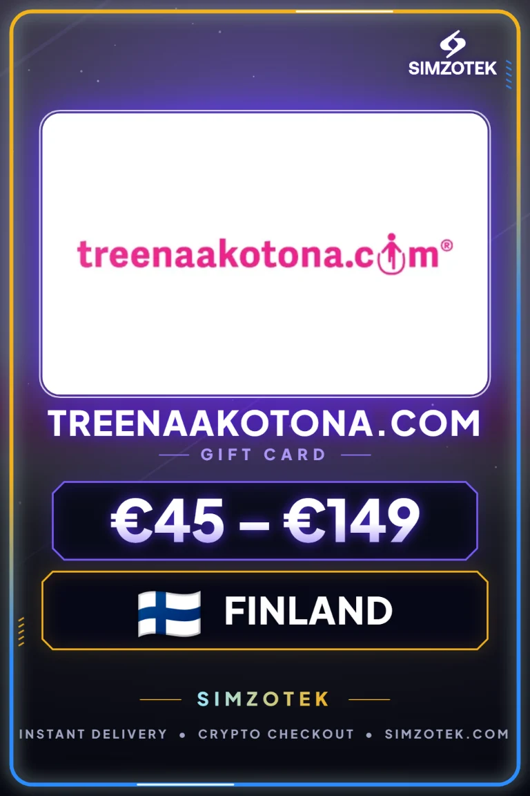 Treenaakotona.com 기프트카드 (핀란드)