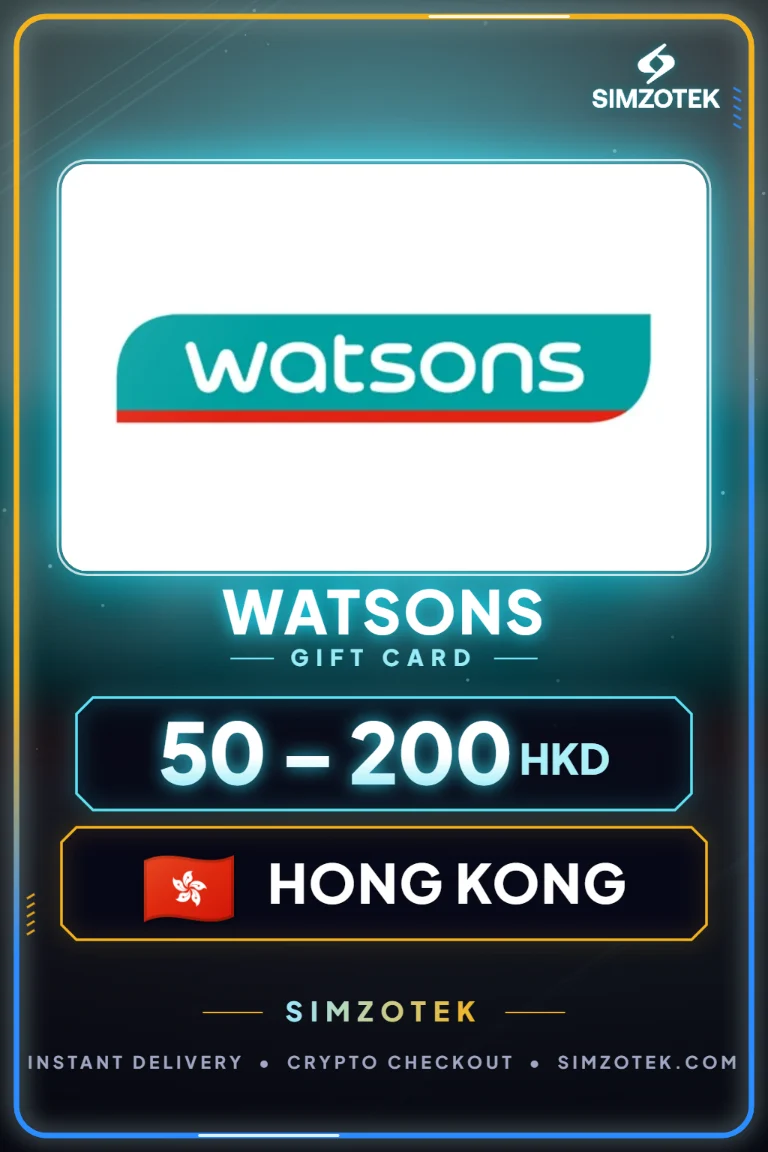 Carta regalo Watsons (Hong Kong)